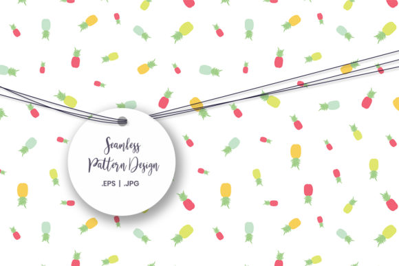 Download Digital Paper - Pineapple Pattern - Paper Collection