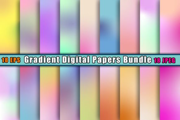 Download Gradient Digital Paper Bundle Background - Paper Collection