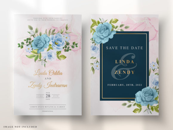 Download Elegant Floral Design Wedding Invitation - Elegant floral design Collection