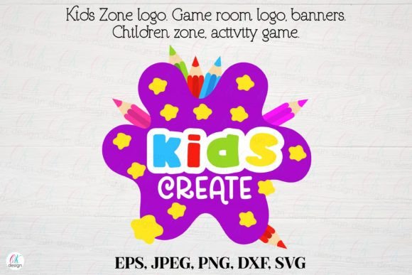 Download Kids Zone Logo 27. Game Room, Activity - Kids Collection