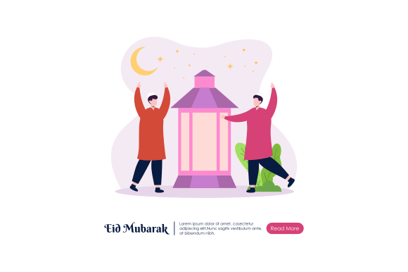 Download Happy People Celebrating Eid Mubarak - Eid mubarak Collection