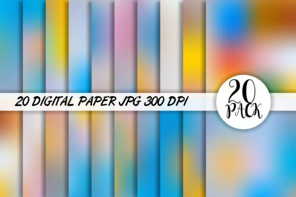 Download Blur Gradient Digital Paper Background - Paper Collection