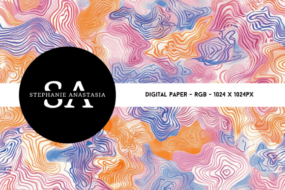 Download Watercolor Doodle Digital Paper - Premium Resources
