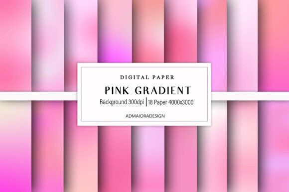 Download Pink Gradient Digital Paper - Paper Collection
