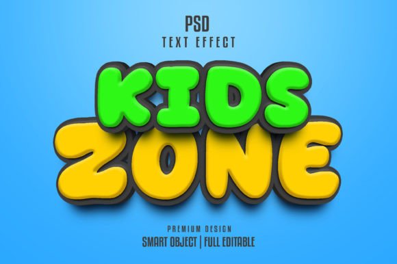 Download Kids Zone Text Effect - Kids Collection
