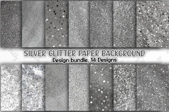 Download Silver Glitter Paper Background Clipart - Paper Collection