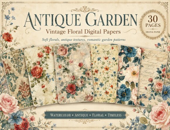 Download Rustic Damask Journal Papers - Paper Collection