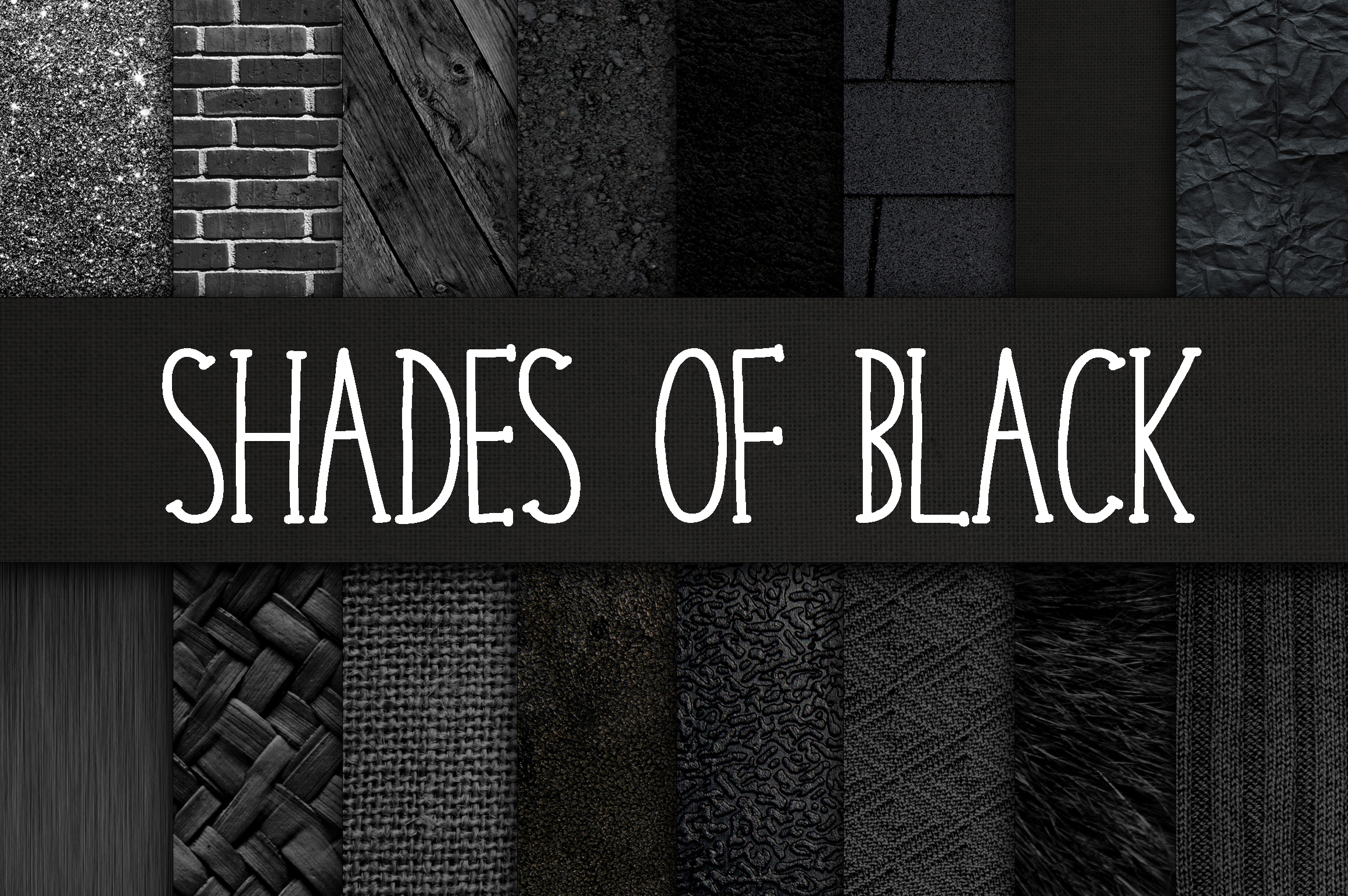 Download Shades of Black Digital Paper Textures - Paper Collection