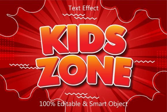 Download Kids Zone Editable Text Effect - Kids Collection