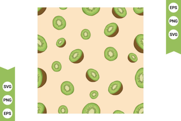 Download Pattern - Kiwi Fruit Digital Paper SVG - Paper Collection