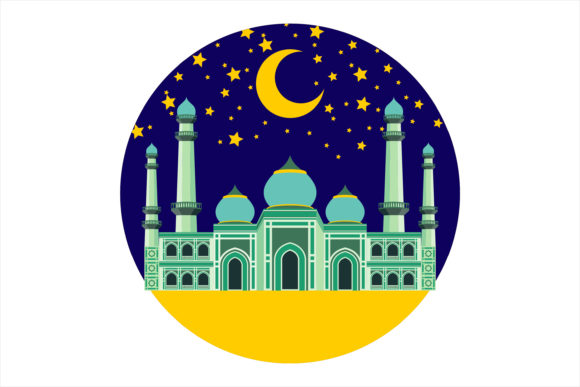 Download Mosque for Eid Mubarak Illustration - Eid mubarak Collection