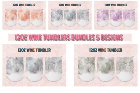 Download Alcohol Ink Papers 12oz Wine Tumblers 5 - Paper Collection