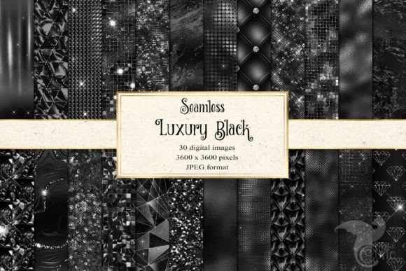 Download Luxury Black Digital Paper - Paper Collection