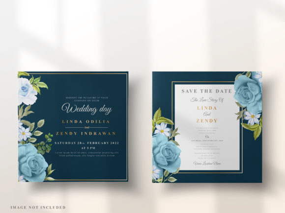 Download Elegant Floral Design Wedding Invitation - Elegant floral design Collection
