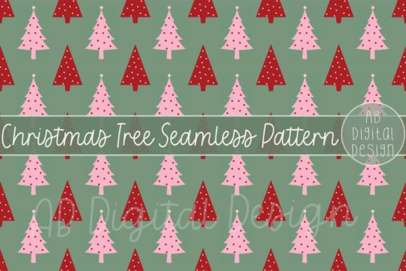 Download Pink Christmas Digital Paper Pattern - Paper Collection