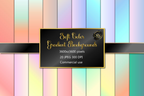 Download Pastel Rainbow Gradient Digital Paper - Paper Collection