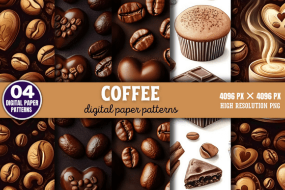 Download Coffee Digital Background Paper - Paper Collection