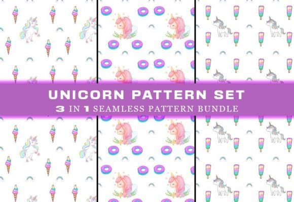 Download Unicorn Seamless Pattern Digital Papers - Paper Collection