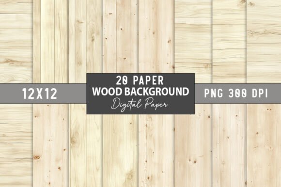 Download Wood Background Digital Paper Bundle - Paper Collection