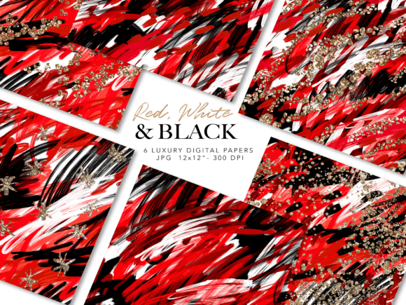Download Red and Black Digital Paper - Paper Collection
