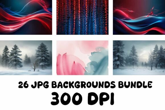 Download Trendy Background Digital Paper Bundle - Paper Collection