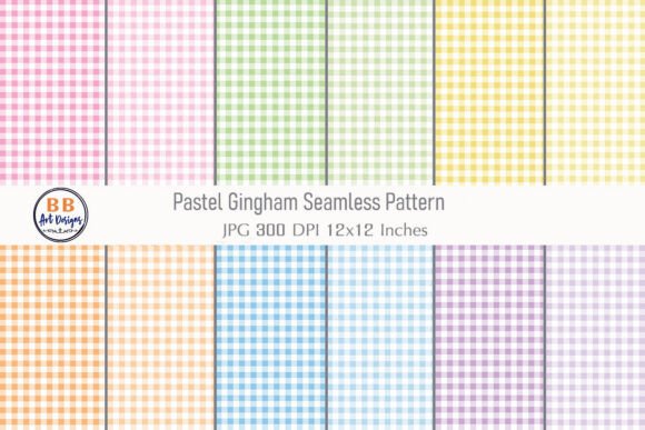 Download Pastel Gingham Pattern Seamless Paper - Paper Collection