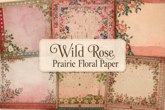 Download Wild Rose Prairie Floral Paper - Paper Collection