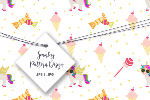 Download Unicorn Seamless Pattern for Kids - Kids Collection