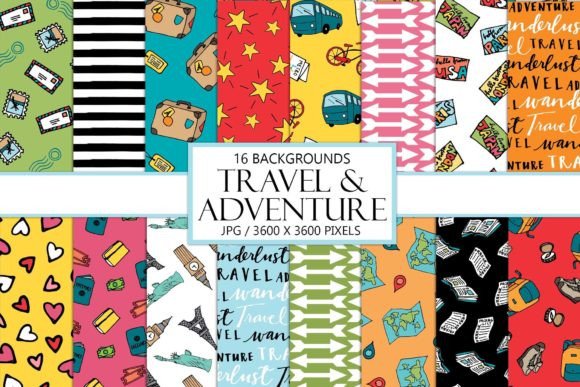Download Travel and Vacation Background Papers - Paper Collection