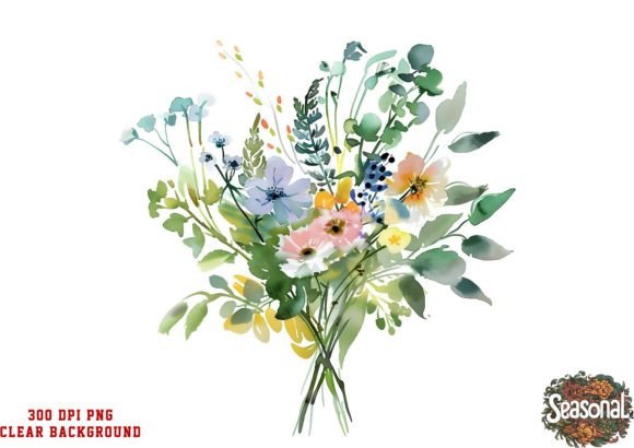 Download Watercolor Floral Border PNG. Wildflower - Floral border png Collection