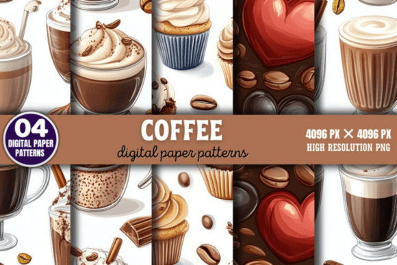 Download Coffee Digital Background Paper - Paper Collection
