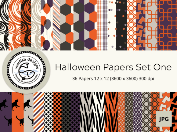 Download Halloween Papers Set One - Paper Collection