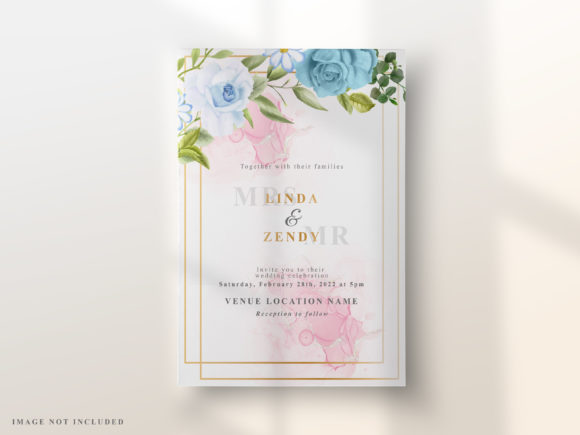 Download Elegant Floral Design Wedding Invitation - Elegant floral design Collection