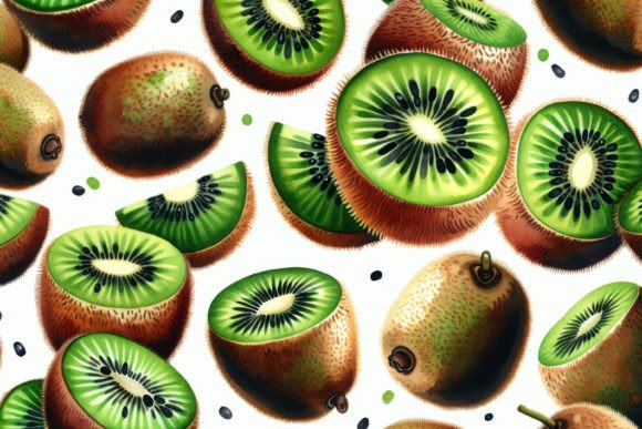 Download Kiwi Pattern Background Wallpaper - Paper Collection