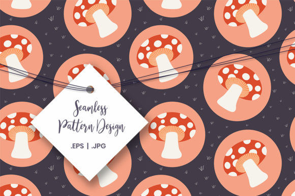Download Mushroom Digital Paper Design - Paper Collection