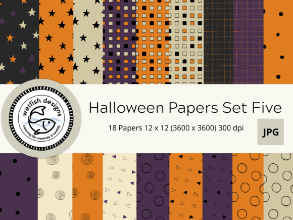 Download Halloween Papers Set Five - Paper Collection