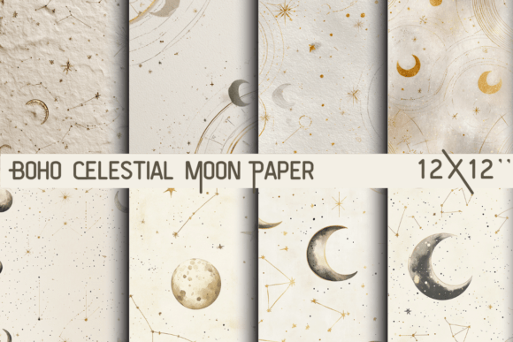 Download Boho Celestial Moon Paper - Paper Collection