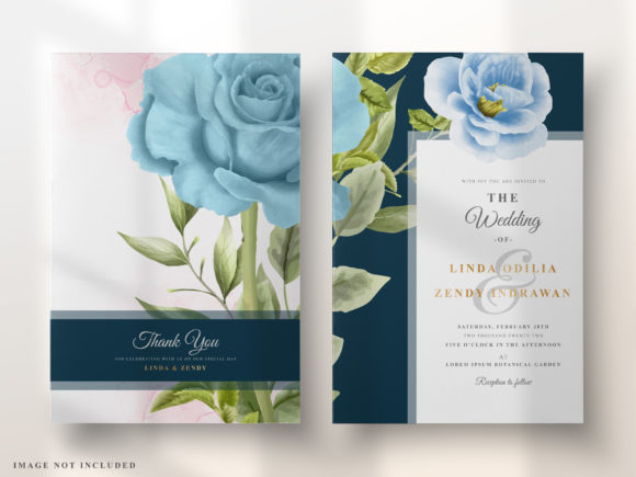 Download Elegant Floral Design Wedding Invitation - Elegant floral design Collection