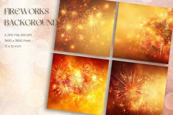 Download New Year Fireworks Background Wallpaper - Paper Collection