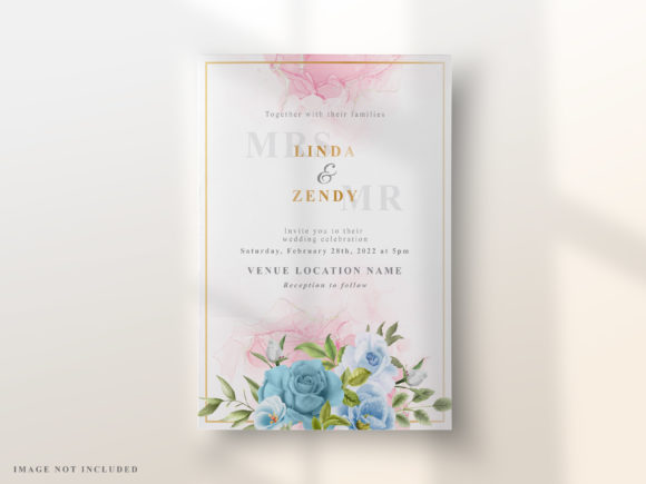 Download Elegant Floral Design Wedding Invitation - Elegant floral design Collection