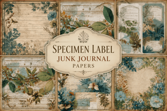 Download Specimen Label Junk Journal Papers - Paper Collection