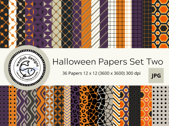 Download Halloween Papers Set Two - Paper Collection