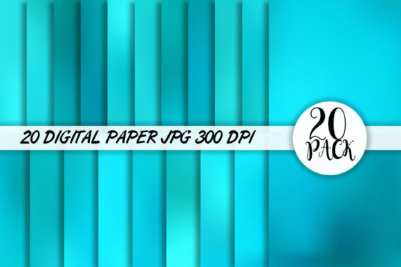 Download Blue Gradient Digital Paper Background - Paper Collection