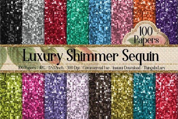 Download Luxury Shimmering Sequin Papers - Paper Collection
