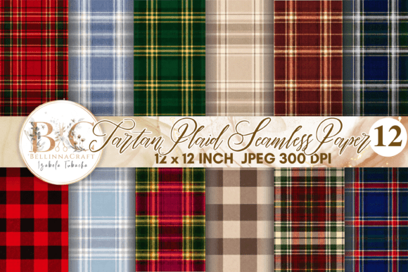 Download Tartan Plaid Seamless Digital Paper - Paper Collection